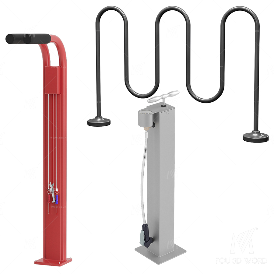 Commercial Bike Rack Set 3